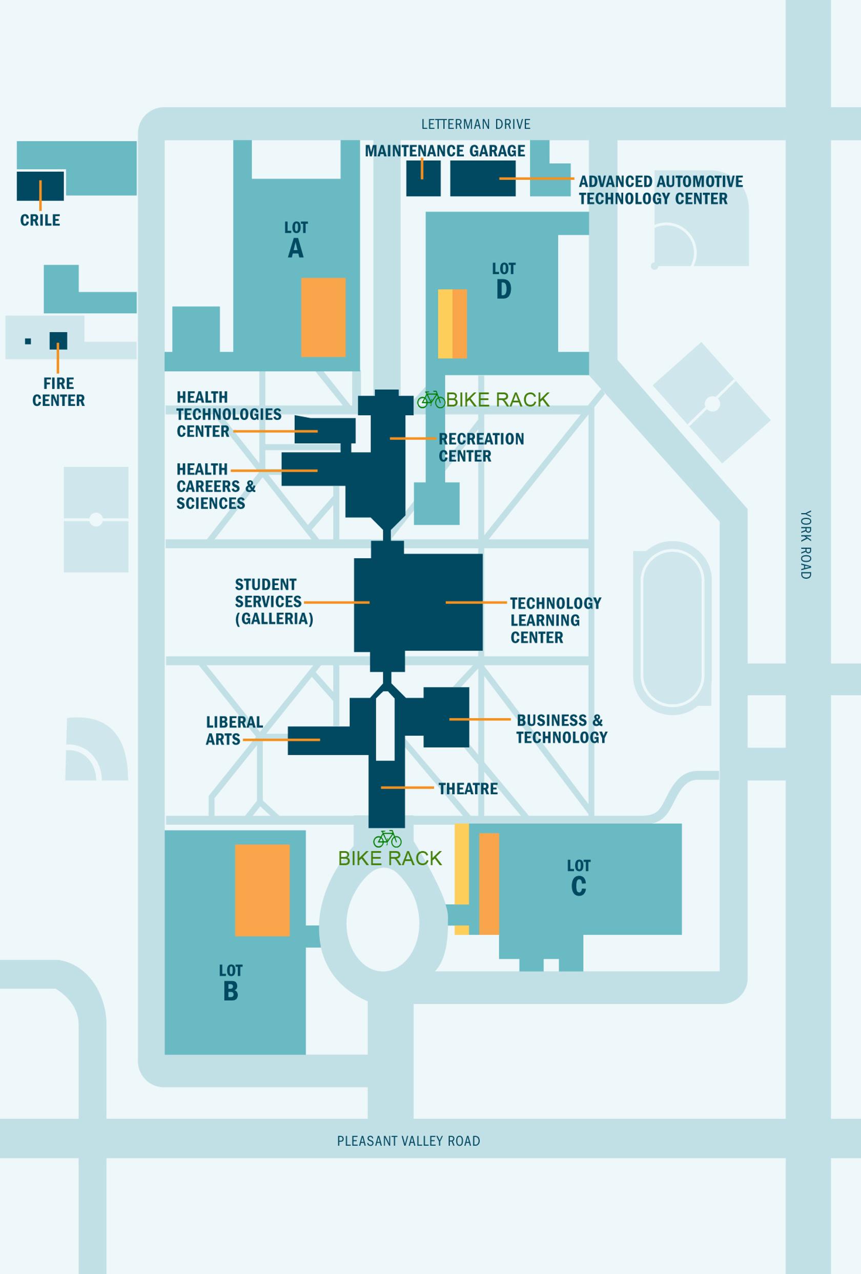 Tri C Metro Campus Map Campus Map