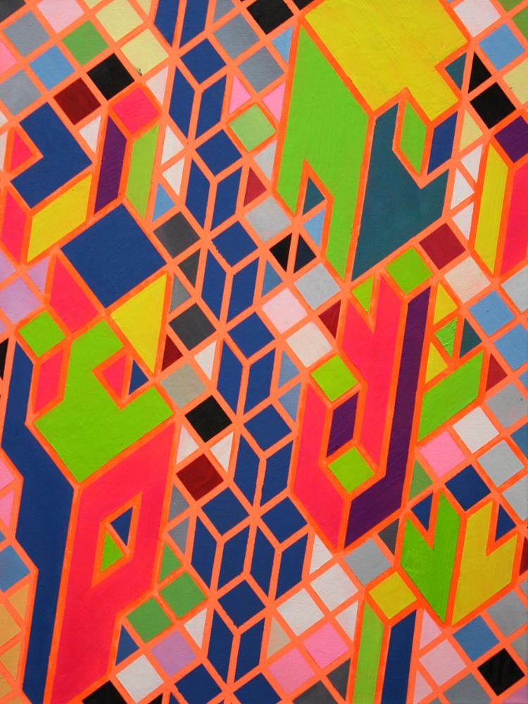Drew Durdak - River through the City - Painting