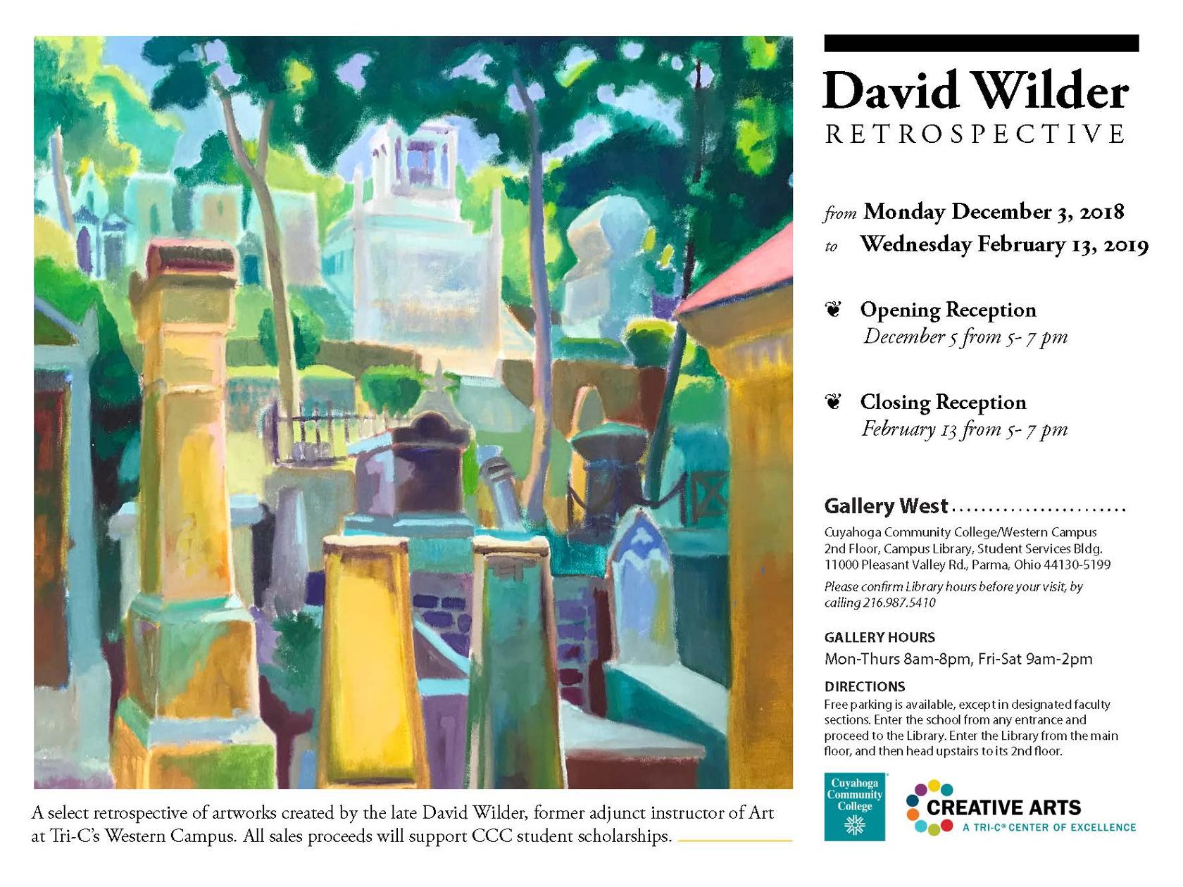 David Wilder Retrospective