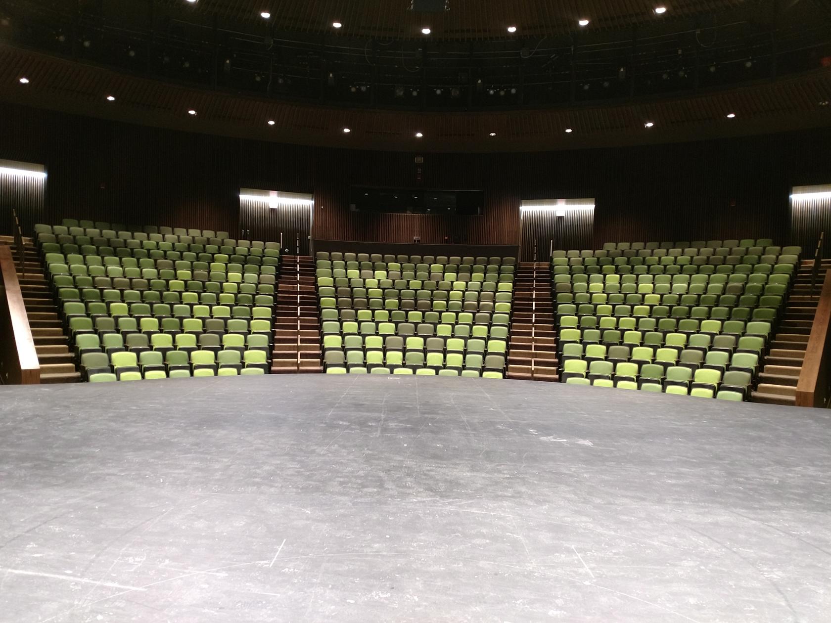 Seating at Western Campus Theatre