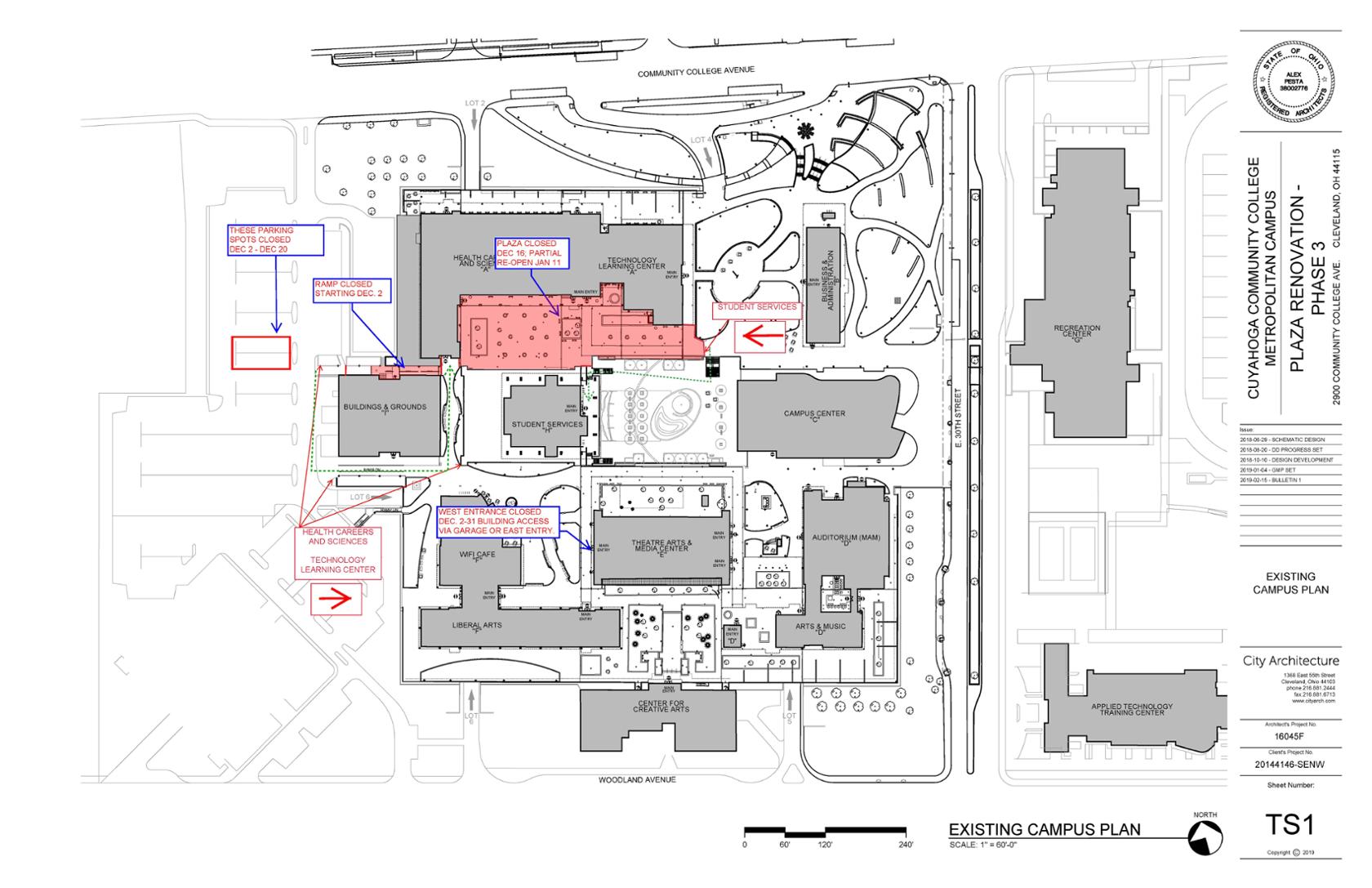 Tri C Metro Campus Map Map