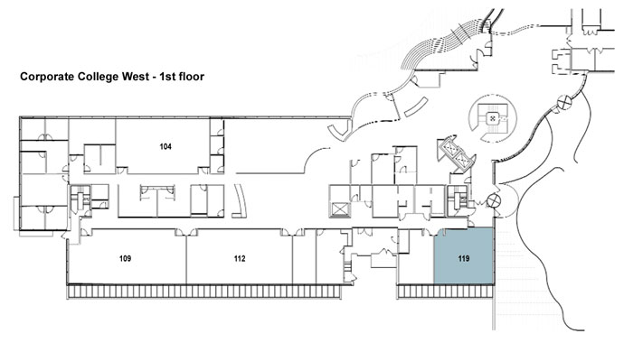 Room 119 Map Location