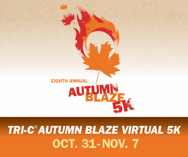 Graphic of Autumn Blaze logo with race dates