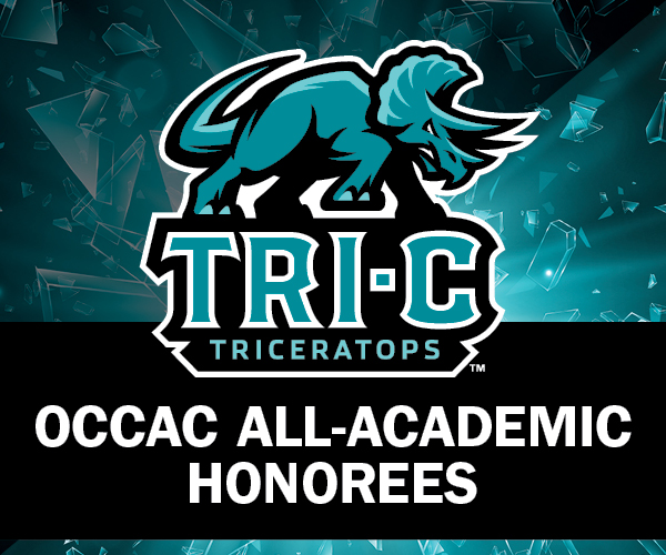 Graphic of Tri-C logo and text: OCCAC All-Academic Honorees