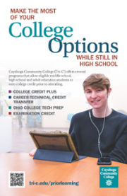 College credit options for high school students brochure