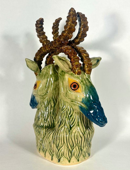 goat head ceramic