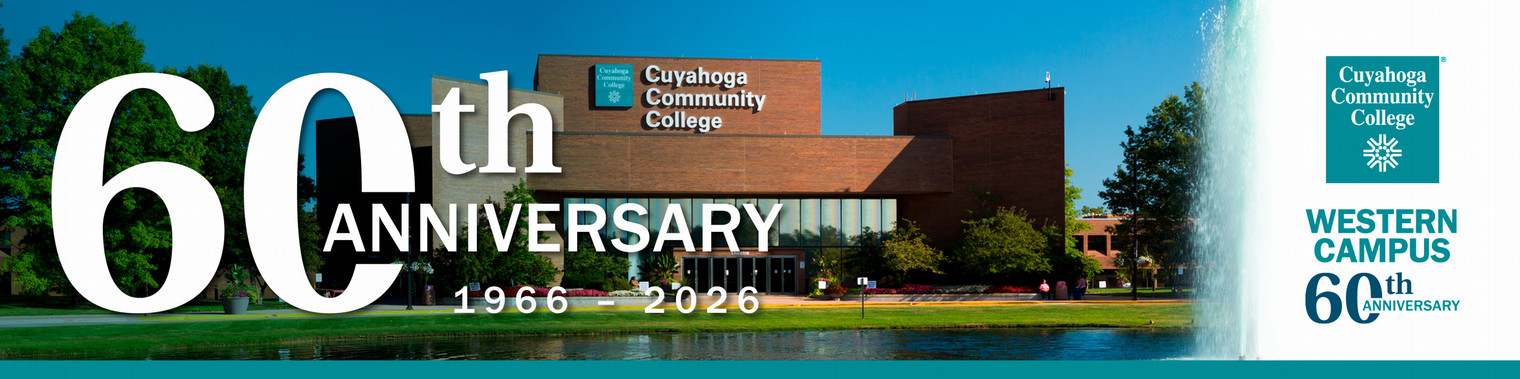 Picture of Western Campus with the text 60th Anniversary - 1966-2026 overlaid