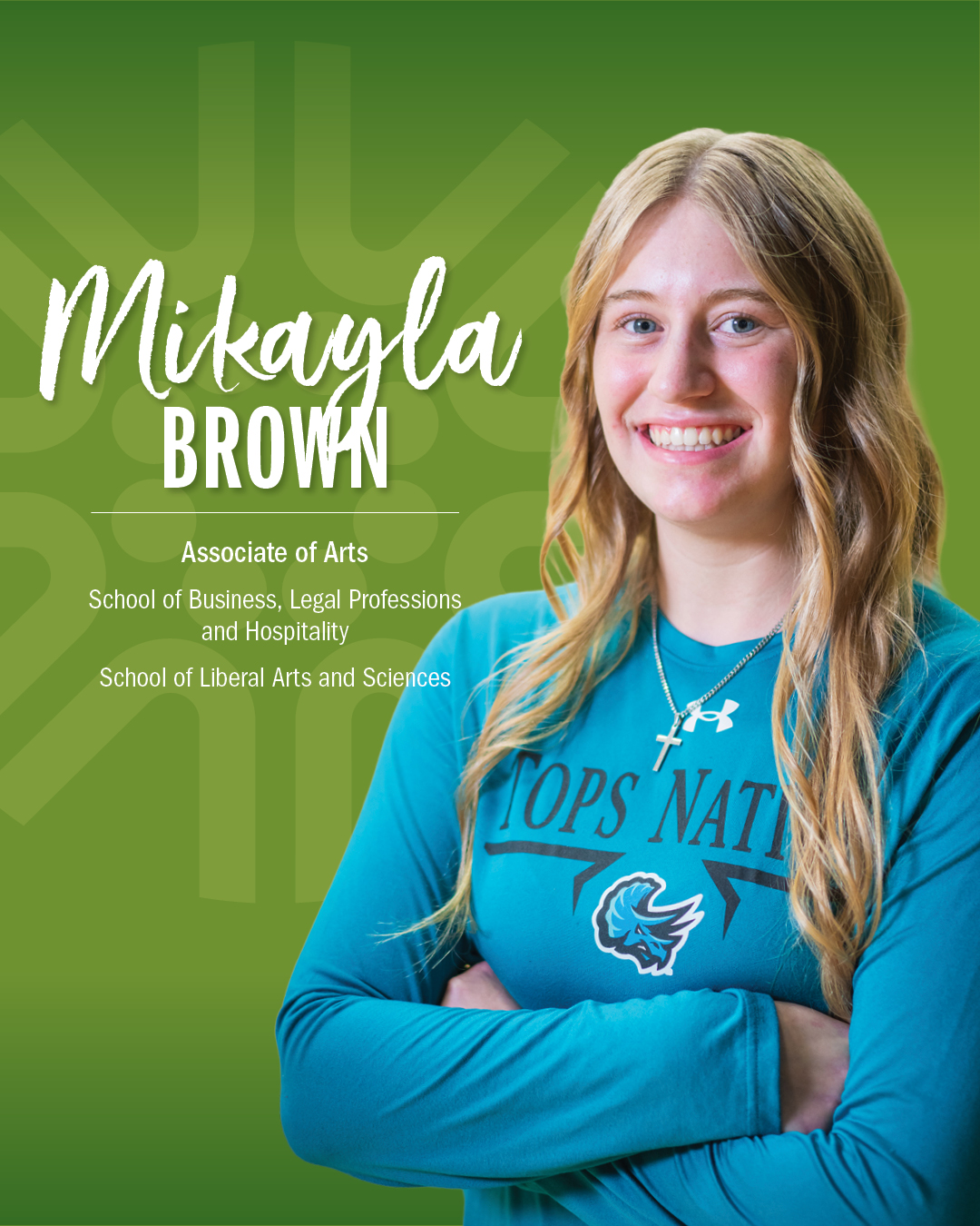 Graphic of Mikayla Brown
