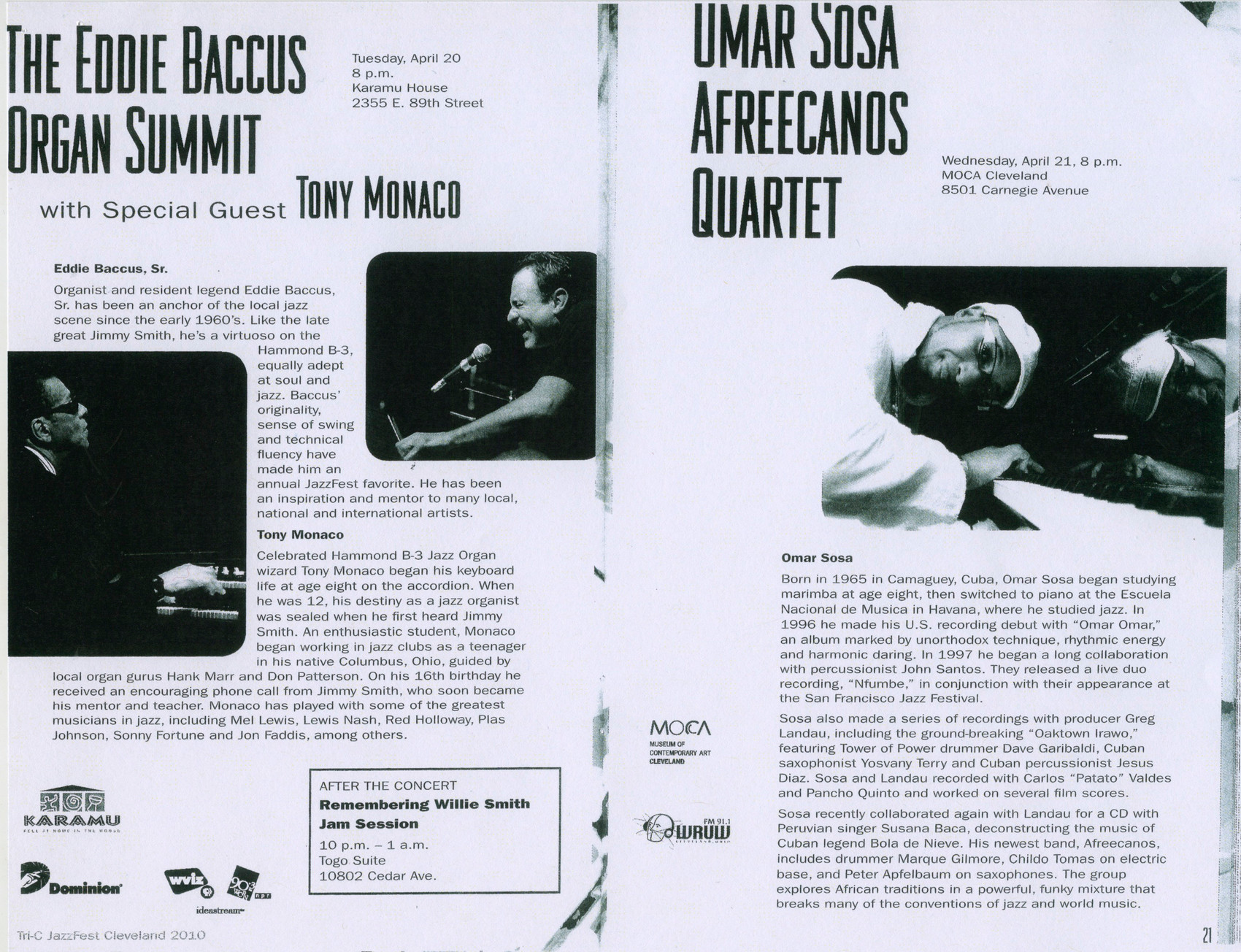 Omar Sosa Program Bio