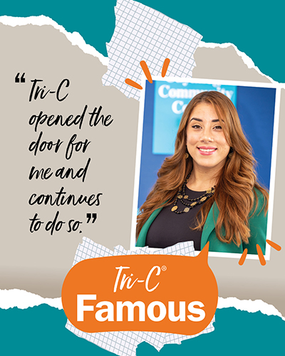 Esther Velez: "Tri-C opened the door for me and continues to do so."