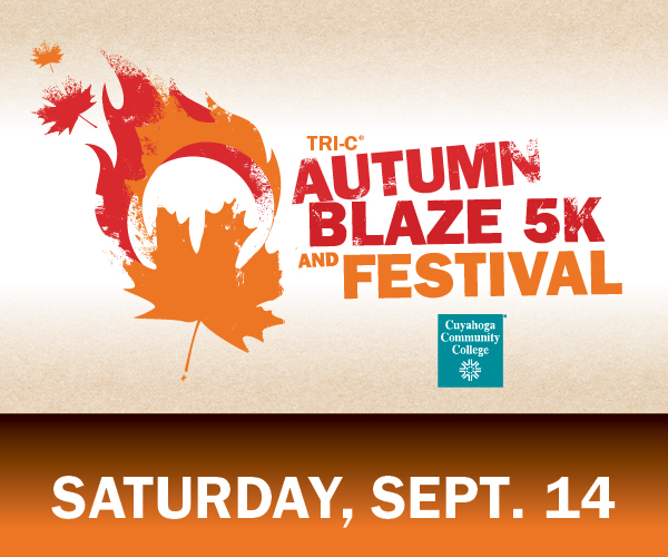 Graphic with Autumn Blaze logo and text of event date
