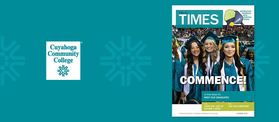 Graphic with image of Summer 2025 Tri-C Times