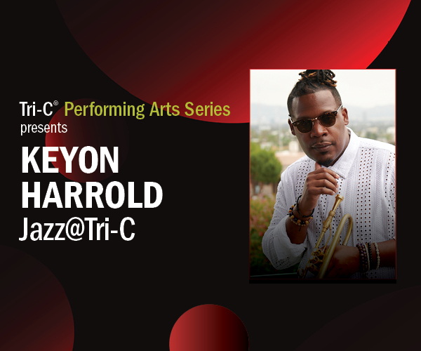 Graphic with image of Keyon Harrold