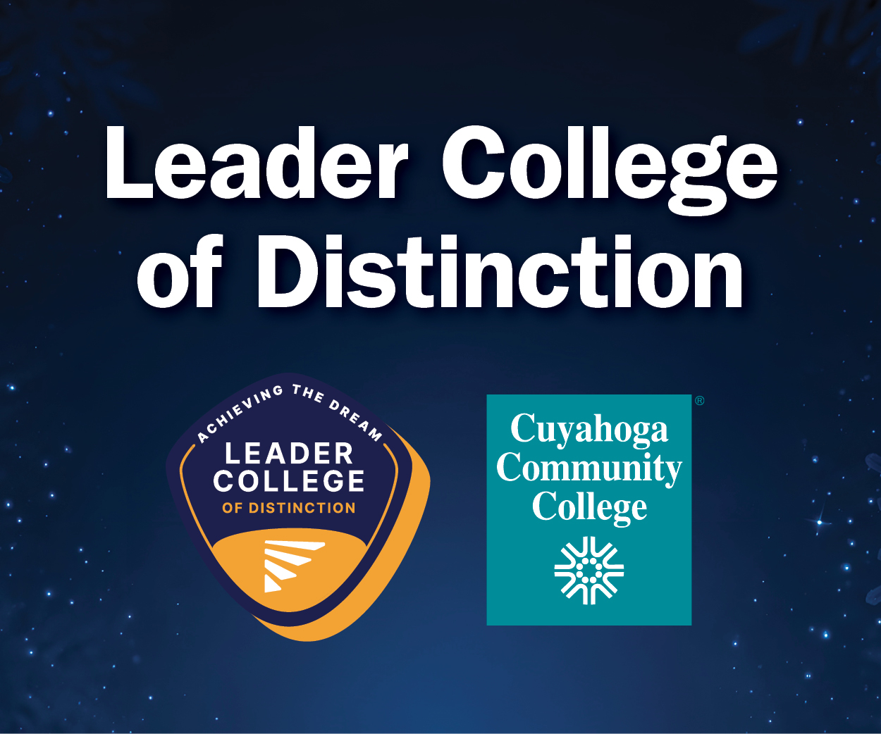 Graphic with Achieving The Dream and Tri-C logos