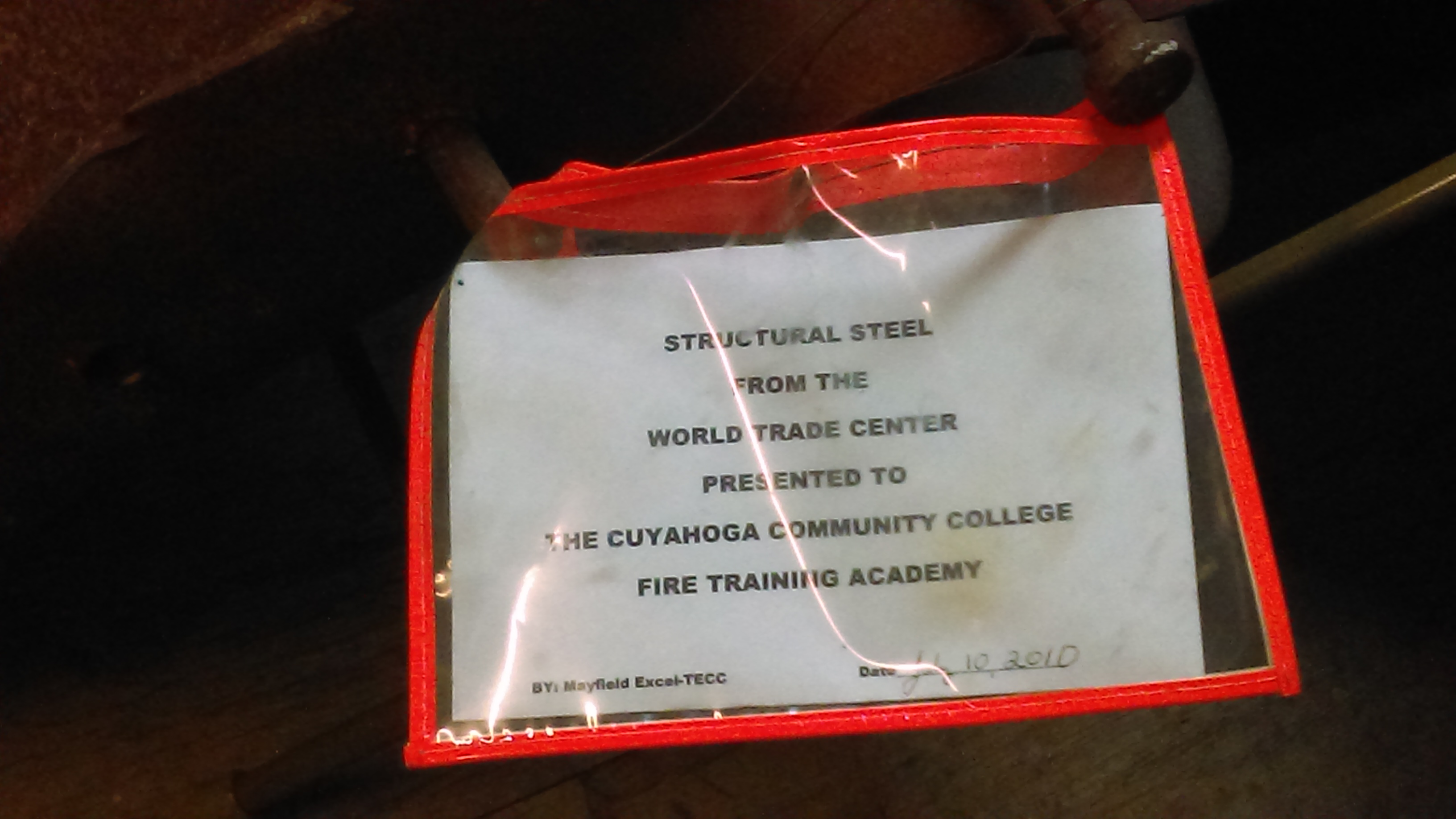 Pieces of the World Trade Center were inventoried and sent around the country for tributes and displays.