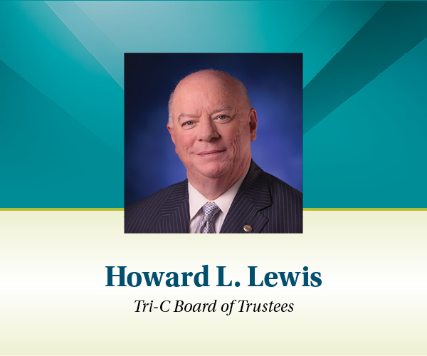 Graphic with image of Howard Lewis