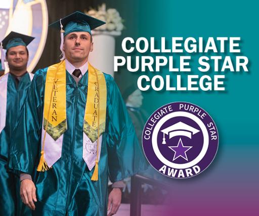 Graphic with graduating veteran
