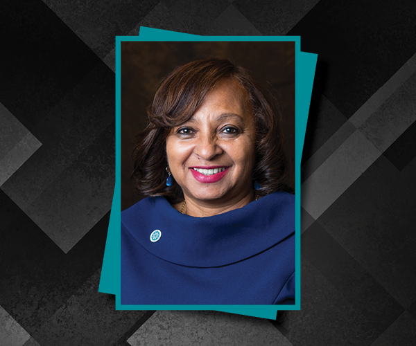 Graphic with image of Renee Richard