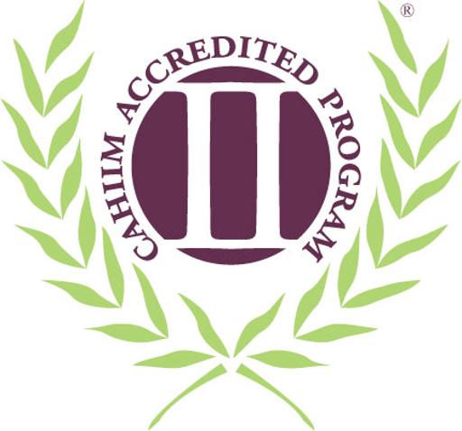 Logo of Commission on Accreditation for Health Informatics and Information Management education