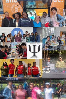 Metro campus psychology club photo collage