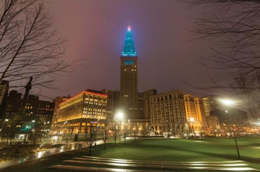 Cleveland skyline