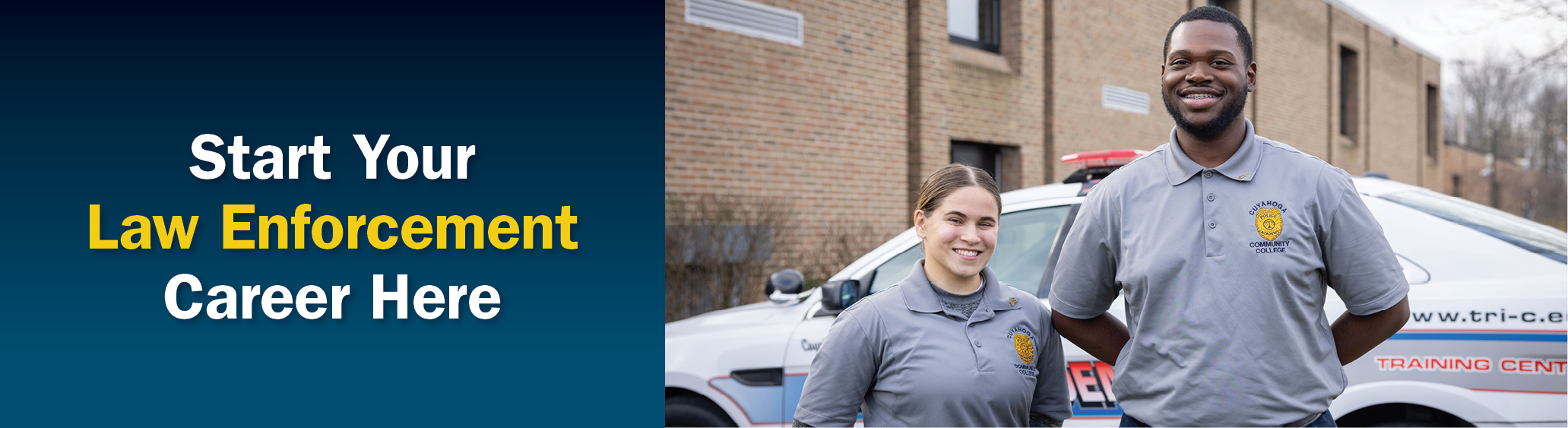student with car