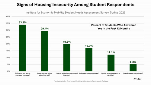 Signs of Housing Insecurity Among Student Respondents