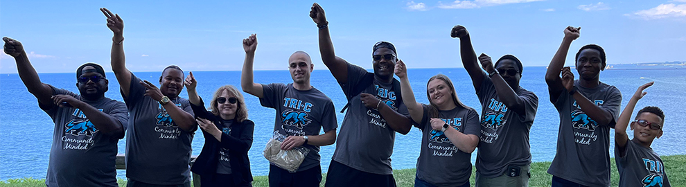 Rock The Polls crew at Edgewater Park