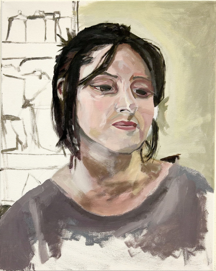 a student's self portrait