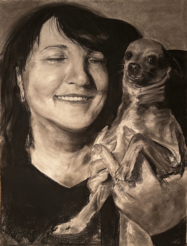 Charcoal Portrait drawing