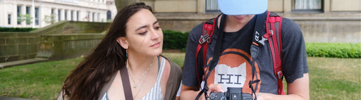 Photography Instructor assisting student