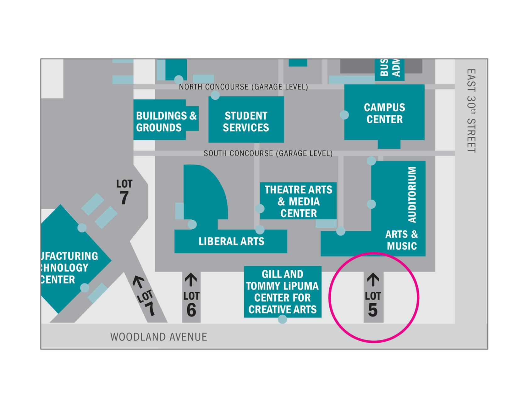 Metro Parking Map