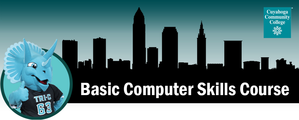 Cuyahoga Community College Basic Computer Skills Course logo