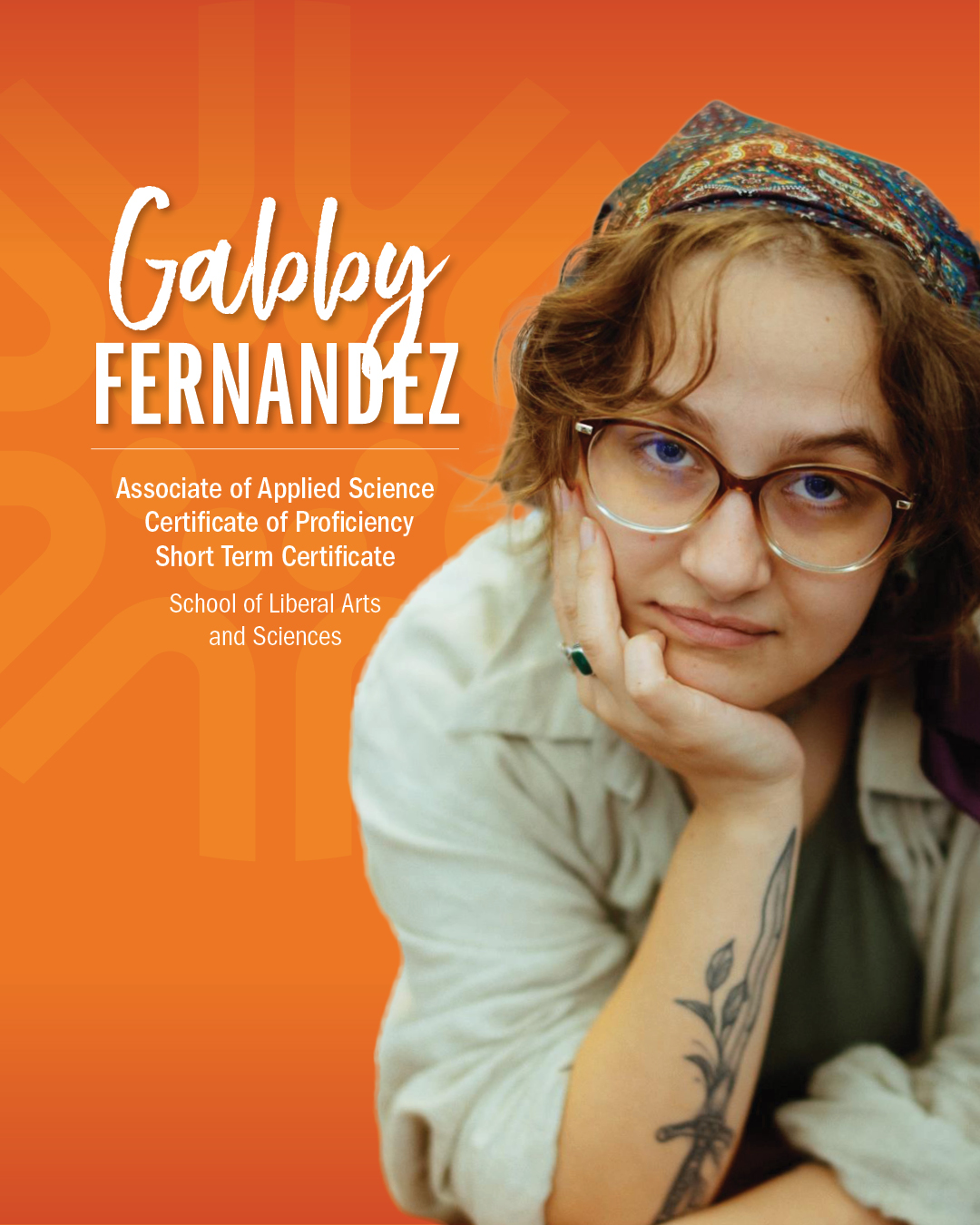 Graphic of Gabby Fernandez