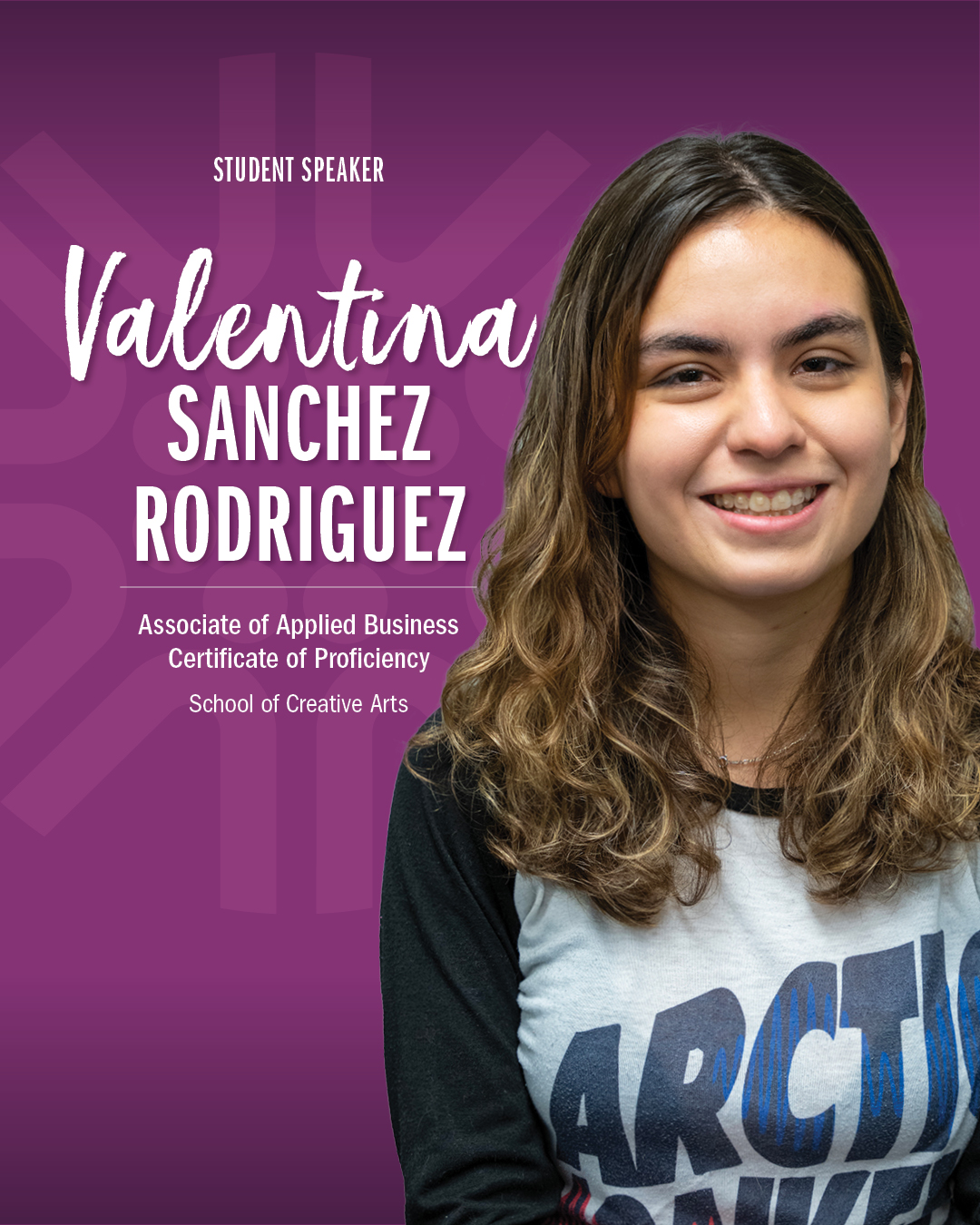 Graphic of Valentina Sanchez Rodriguez