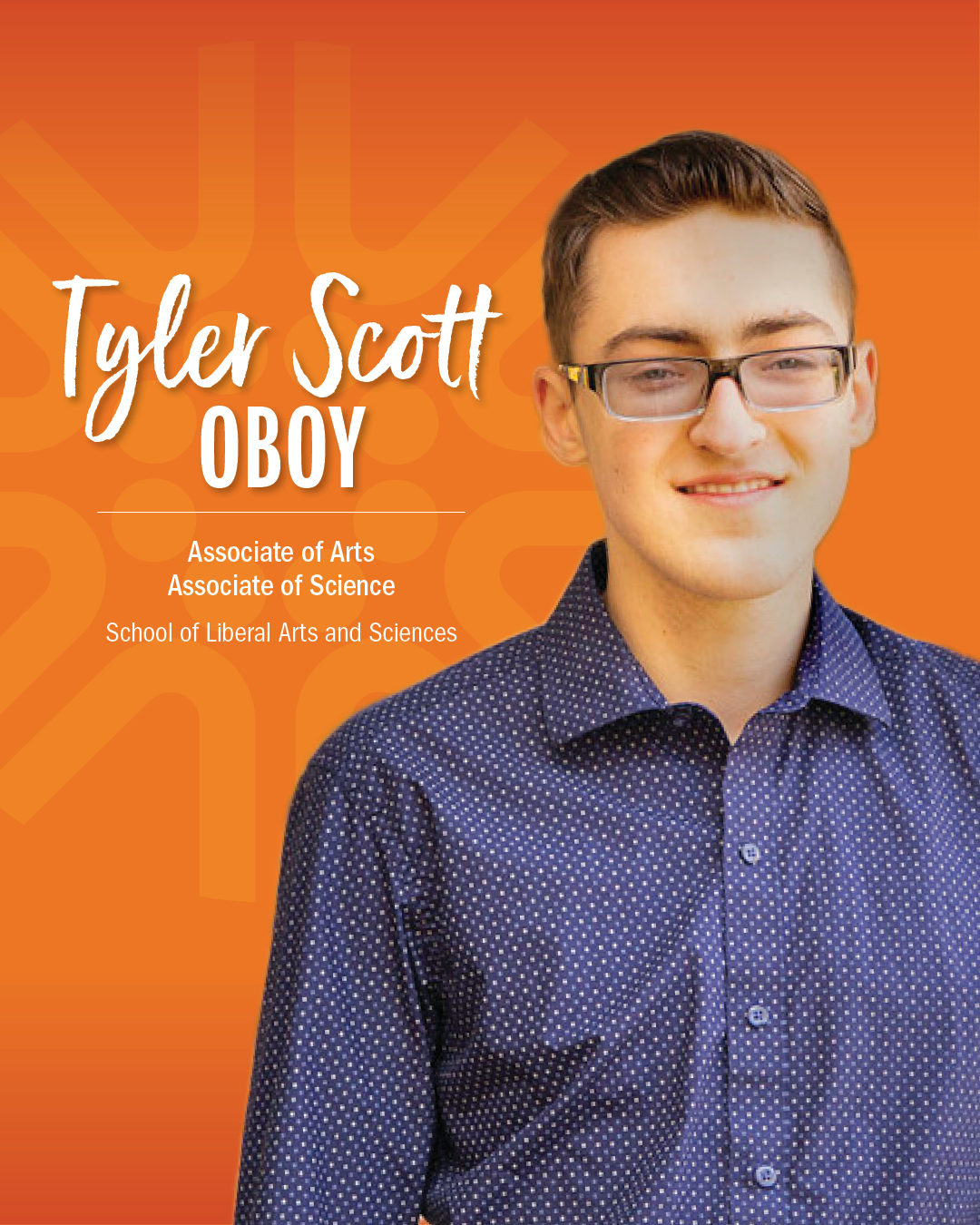 Graphic of Tyler Oboy