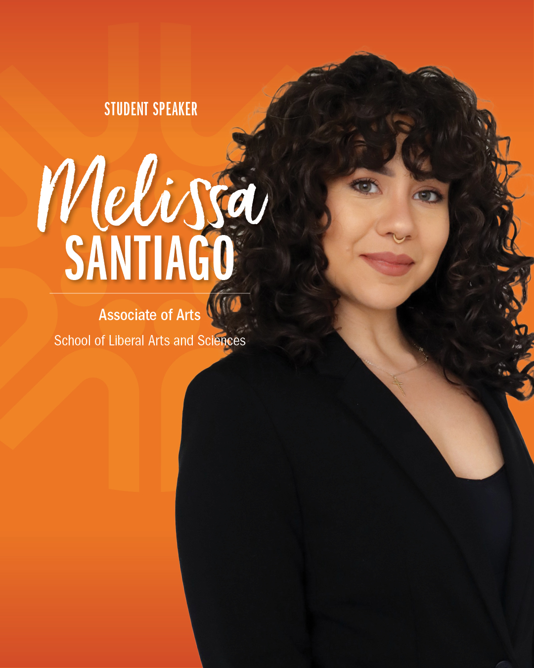 Graphic of Melissa Santiago