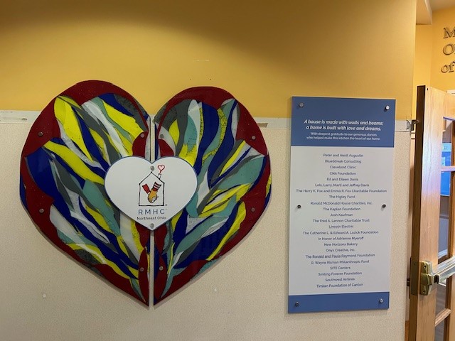 RMHC Glass Heart Display