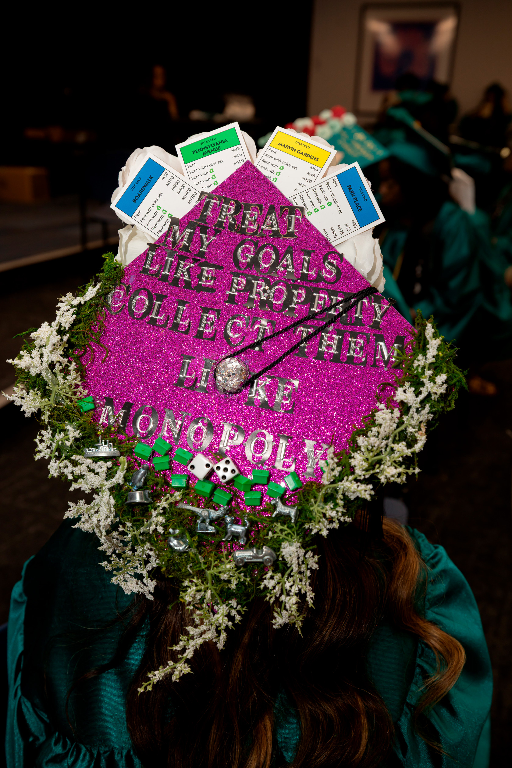 decorated student cap