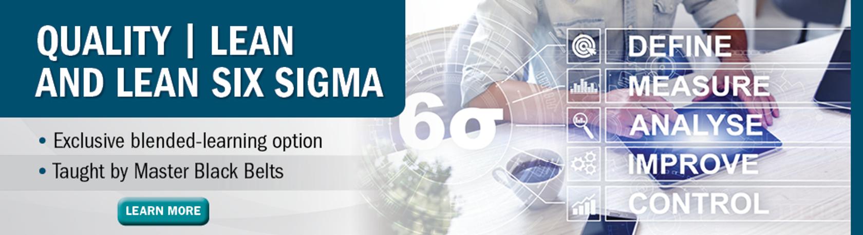 Lean and Lean Six Sigma