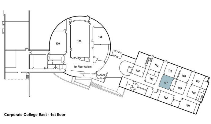 Corporate College East Room 111 Location