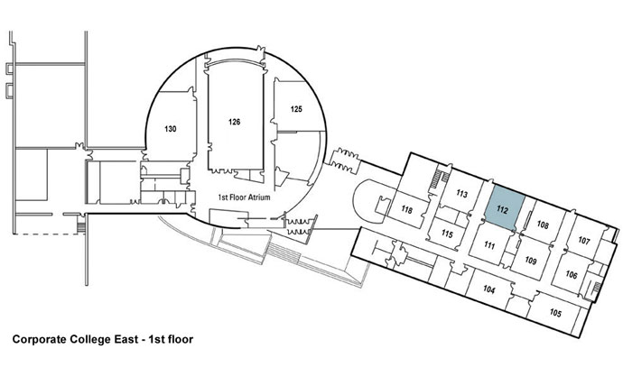 Corporate College East Room 112 Location