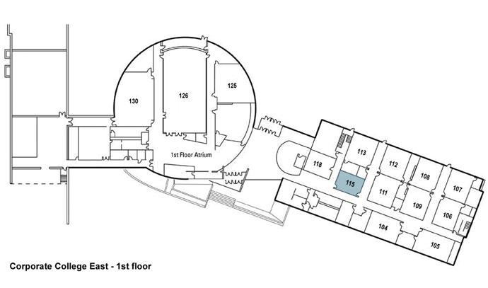 Room 115 Map Location