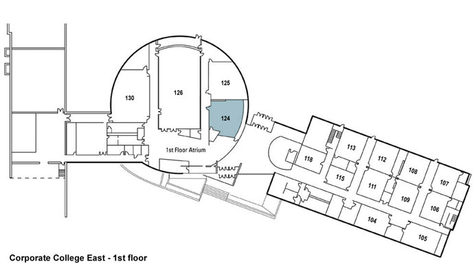 Room 124 Map Location