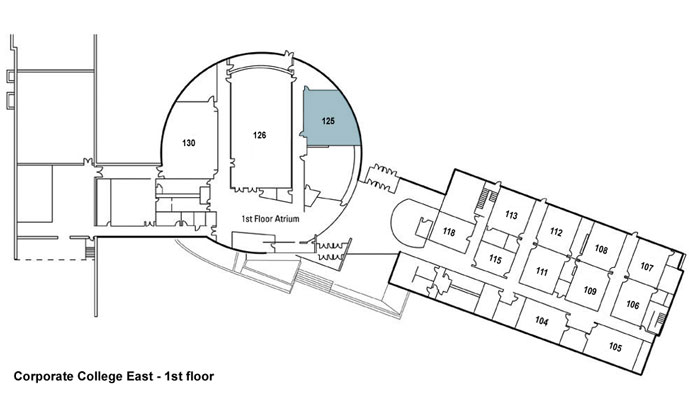 Room 125 Map Location
