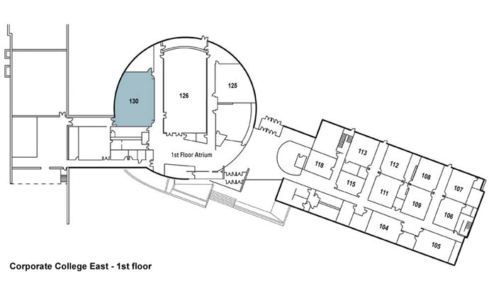 Room 130 Map Location