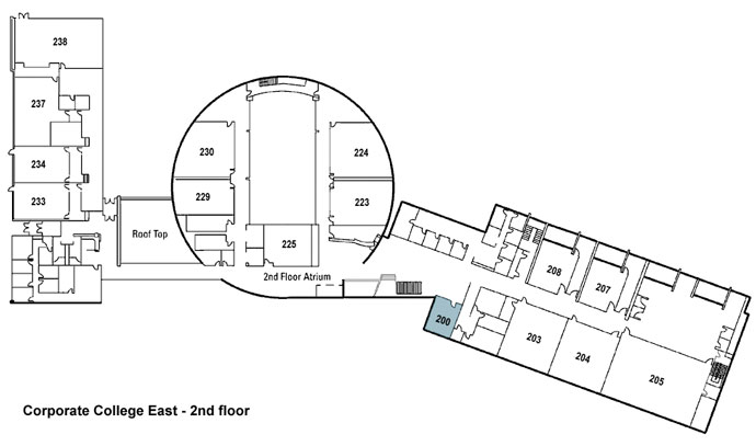 Room 200 Map Location