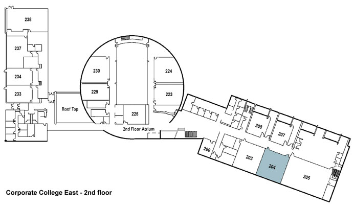 Room 204 Map Location