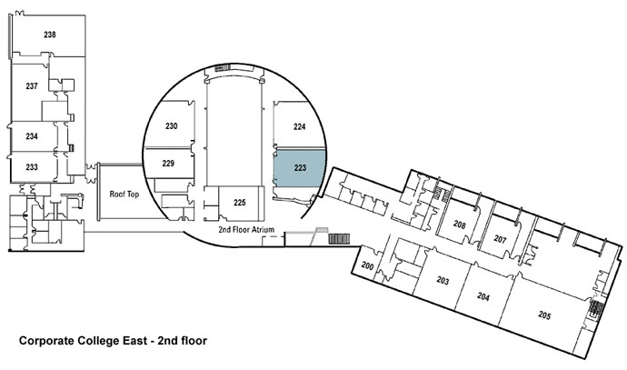 Room 223 Map Location