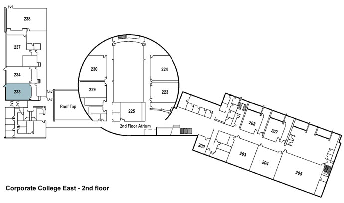 Room 233 Map Location